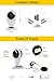 HiKam S6, Intelligent Cloud Camera with Human Detection, 720P HD (Intercom, Zoom, Night Vision, Alarm Recording/Email/Push, ONVIF/RTSP, WiFi IP Camera, Baby Pet Monitor, Mini Security Camera)