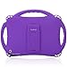 TopEsct Kids Case for iPad 9.7 inch 2018/2017 Kids iPad Air, Soft Silicone Childproof Handle Stand Case for iPad 5th Gen(2017),iPad 6th Gen(2018) and iPad Air(2013) (Violet)