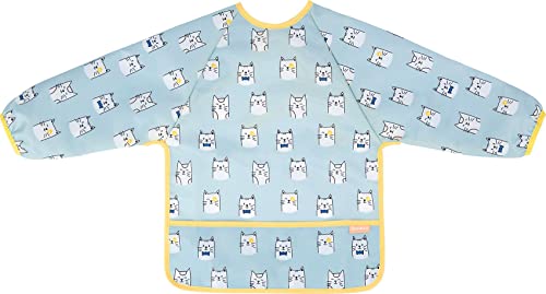 Badabulle Bavaglino a maniche lunghe azzurro