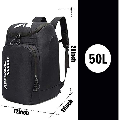 MERALIAN Ski Boot Bag,50L Ski Boot Travel Backpack,WaterResistant
