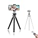 Aureday 39.5” Cell Phone Tripod, Portable Extendable Adjustable Tripod Stand with Cellphone Mount & Wireless Remote, Compatible with iPhone & Android Phone