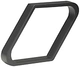 Pro Series TR9-BK Doweled Wooden Billiard Ball 9-Ball Diamond Rack, Black