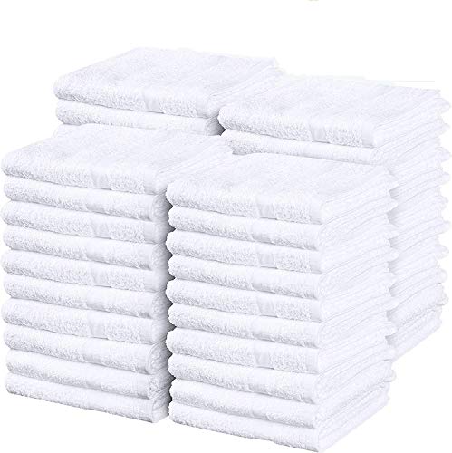 Simpli-Magic 79118 60 Pack Soft Plush Cotton Terry Towels 14" x 17" All Purpose Use, Ideal for Home, Auto and Commercial Cleaning