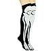 DEI Halloween Skeleton Bones Knee Socks