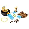 Hot Wheels Monster Trucks Stunt Tire Play Set Opens to Reveal Arena with Launcher, 1 Hot Wheels 1:64 Scale Car & 1…