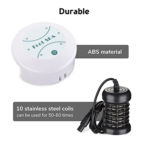 ZeHuoGe Personal Ionic FootBath Machine Foot Cleanse Basin with Tub