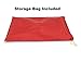 American Summertime Parafoil Octopus Kite with String and Storage Bag, Red