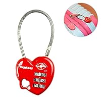 AceCamp Munkees TSA Compatible Travel Luggage Lock Suitcase Locks Inspection Indicator Anti-Theft Type Combination Lock