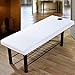 WOOPOWER Massage Table Sheet Set, Fitted Massage Couch Sheet for Beauty Salon Spa, Solid Couch Forepart Hole Elastic All-Round Wrap Massage Bed Cover - 2 Pack