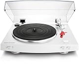 Audio-Technica AT-LP3WH Fully Automatic Belt-Drive Stereo Turntable, White