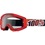100% Strata Goggle-Fire Red