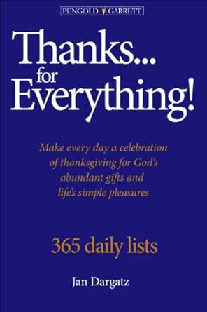Thanks For Everything Kindle Edition By Dargatz Jan Self Help Kindle Ebooks Amazon Com