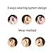 Vost in Ear Headphones Wired Earphones Earbuds Bass Metal headsets with Microphone Button Control for Sports Running Gym Exercise Jogging (Golden)