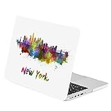TOP CASE - Retina 13-Inch City Skyline Graphics Rubberized Hard Case Cover for Macbook Pro 13" with Retina Display Model: A1425 / A1502 – New York