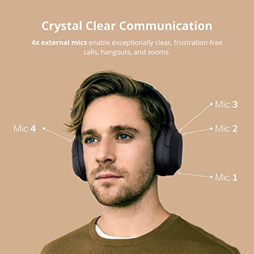 Status Flagship ANC Headphones Builtin 4X Microphones Over Ear