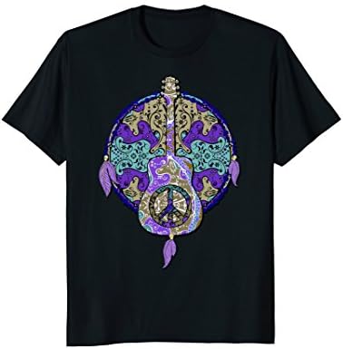Hippie Peace Mandala Guitar - Boho Chic Style 2 T-Shirt