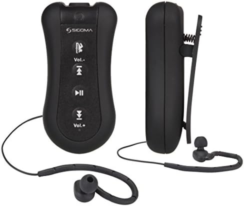 Sigoma 8GB waterproof m3 player with high-sound waterproof headphones for swimming, running, water sports (Black)