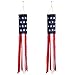 Homarden 40 Inch American Flag Windsock (Set of 2) - Outdoor Hanging 4th of July Decor - Premium Materials with Embroidered Stars - Fade Resistant Patriotic Wind Socks Decorations
