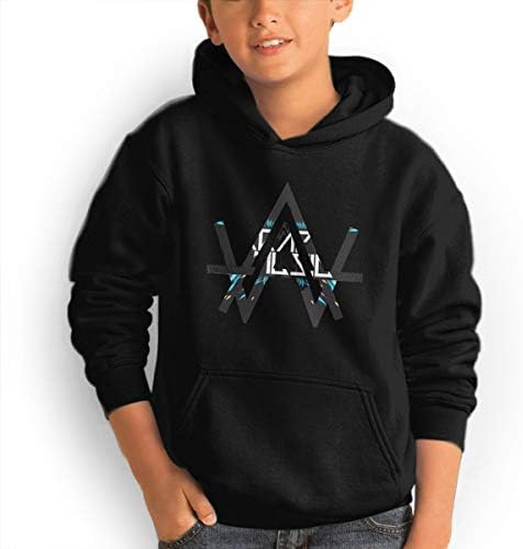 ATOPSHOP Alan Walker Teen Hooded Sweater with Pocket for Boys and Girls White
