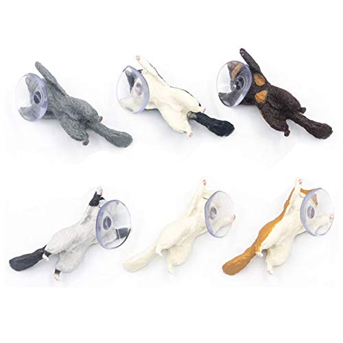 JBBERTH 6 Pack Different Cats Smart Phone Sucker Holder Cute Cat Support Resin Cell Phone Holder Stand Sucker Tablets Desk Sucker Smartphone Holder - Thumbnail 5