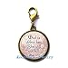 Modern Charm Zipper Pull, Fashion Zipper Pull,Christian Jewelry Psalm 46:5 Scripture Charm Zipper Pull God Is Within Encouragement Zipper Pull Quote Charm Zipper Pull Spiritual Jewelry Gift for Her-RC