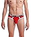 ONEFIT Men's Sports Underwear Solid Stretch Briefs Red L