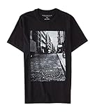 Aeropostale Men's Aero City Image Pocket Graphic T Shirt Xl Black