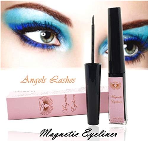 Angels Lashes Magnetic Eyeliner 9 ml Bottle Waterproof Liquid Matte Black Use It With Any Brand Magnetic Eyelash, Lash and Eyelashes