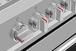 Empava 36 in. Pro Style Slide-In Gas Range with