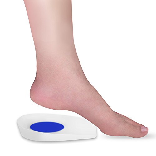 Heel Cups Plantar Fasciitis Inserts 4pcs Silicone Gel Heel Cup Pads
