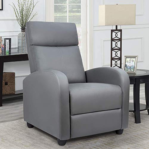 Buy Homall Single Recliner Chair Padded Seat PU Leather Living Room