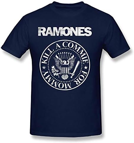 Mans Ramones - Kill A Commie Adult Regular Fit Casual Short T-Shirts Tee