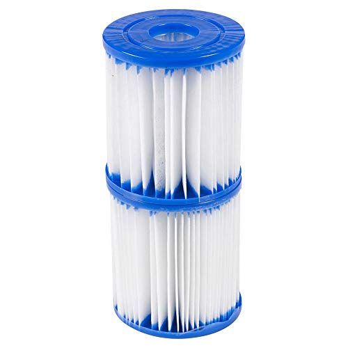 Clothful  5 Pcs for Bestway Replacement Filter Cartridge Swimming Pool Pump Easy Set Up