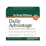 Dr. David Williams' Daily Advantage Multi-Nutrient Vitamin Supplement with Clinical Grade CodMarine Oil for Boundless Energy and Total Body Wellness, 60 Packets (30-Day Supply)