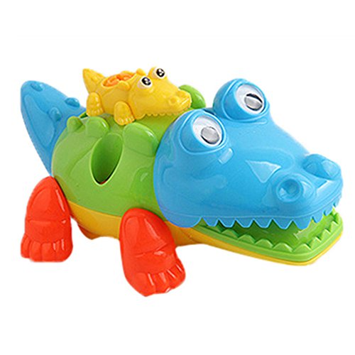 Yeefant Take Apart Toy, Early Education DIY Screw Nut Installed 3D Puzzle Animal Disassembly Kids Toys,Assembly Toys for Boys and Girls,DIY Assembly Kit,Crocodile