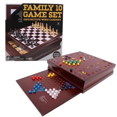 Family 10-in-1 Game Set