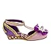 Disney Rapunzel Costume Shoes for Girls Size 11/12 YTH Purple