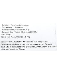 OPTIMOX Iodoral de alta potencia Iodina Potasio Iodide Thyroid Suplemento de soporte