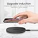 Wireless Charging Pad, Kuulaa Qi Certified 10W/7.5W Fast Wireless Charger Metal Zinc Alloy & Ultra Slim for Samsung Galaxy S9/S8/Note 9 and iPhone Xs/XS Max/XR/X/8/8 Plus(Black)