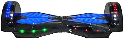 ABS shell of 8 inch size hoverboard blue color with running light