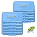 AZDENT 10 Pack Dental Orthodontic Wax for Braces Brackets Aligners Wearer Mint Flavored Braces Wax Strips Dental Wax