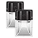 CINOTON 15W LED Wall Pack Lights with Dusk to Dawn Sensor, 1600LM[100-277Vac/100W HID/HPS Equiv.] IP65 Waterproof Outdoor Security Flood Lighting for Garage Warehouse Garden Barn 5000K-Daylight 2 Pack