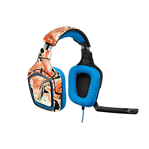 MightySkins Skin Compatible with Logitech G430 Gaming Headset - Marble Madness…