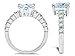 Star K Sterling Silver 8mm Heart Shape Promise Engagement Ring.