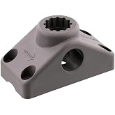Scotty 241-GR Side/Deck Mounting Bracket (Grey) | For All Scotty Post Mount Rod Holders