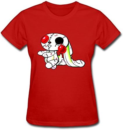 Zombie Bunny Adult Standard Weight Funny T-shirt For Women/Girls