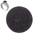 Addicted to Soap – Skull Ring Black Bath Bomb | Ultra Luxurious - Extra Large 6oz Bath Bomb with STERLING SILVER Jewelry Set Surprise Inside -Bath Bomb Relaxation Handmade with in Texas (Ring Size 10)
