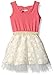 Girls Rule Girls' Dress Glitter Waistband Lace