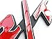 Partsto R/T RT Metal Hood Grill Emblem Badge w/Mount for Dodge Challenger Charger