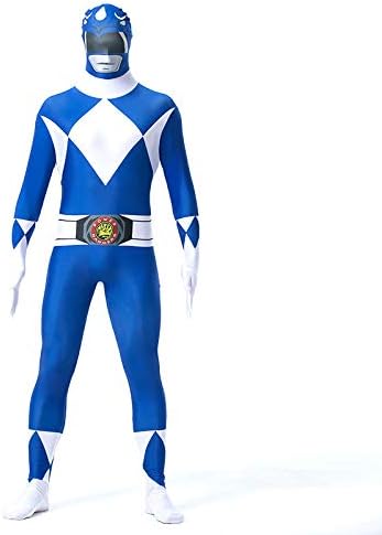 N/A Power Rangers Mighty Morphin Costume - Zentai For Men, Women, Children, Unisex - Fancy Dress Outfit Christmas Halloween